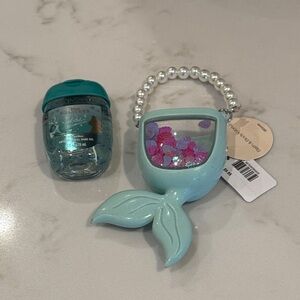 Bath and Body Little Mermaid hand sanitizer set